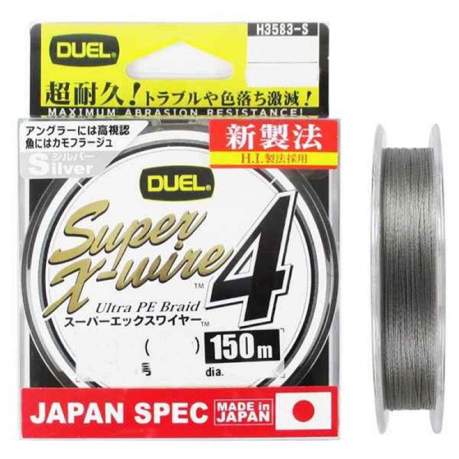 Duel super x wire. Duel pe super x-wire 8 5color-Yellow marking 150m.