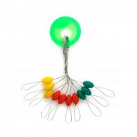 СТОПОР силиконовый FANATIK Varicolored размер L (10шт)																