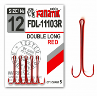 Крючки FANATIK FDL-11103R Двойник №12 (5)																
