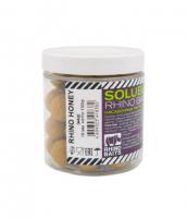 Бойлы растворимые насадочные Rhino Honey (мёд), 18 мм, банка 0,15 кг													