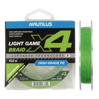 Шнур Nautilus X4 Light game Braid Chartreus