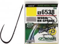 Крючок OWNER WORM BH - SPROAT №8 9шт	