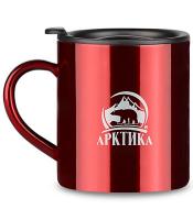 Термокружка (красная) невакуумная 300 мл.тм «Арктика», 