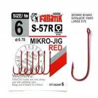 Крючки FANATIK S-57R Одинарник №6 (6)																