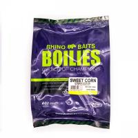 Бойлы насадочные Sweet Corn (сладкая кукуруза), 14 мм, пакет 0,5 кг													