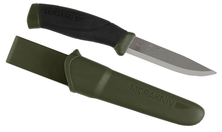 Нож Morakniv Companion MG (C) (11863), стальной, разделочный лезв.104мм прямая заточка темно-зеленый