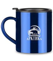Термокружка (синяя) невакуумная 400 мл, тм «Арктика», 