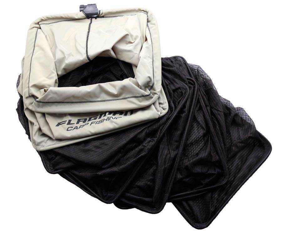 Садок прямоугольный FLAGMAN Keepnet 50x40см black color Double thick nylon mesh 3м нейлон