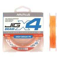 Шнур Nautilus X4 Jig Braid Fluoro Orange