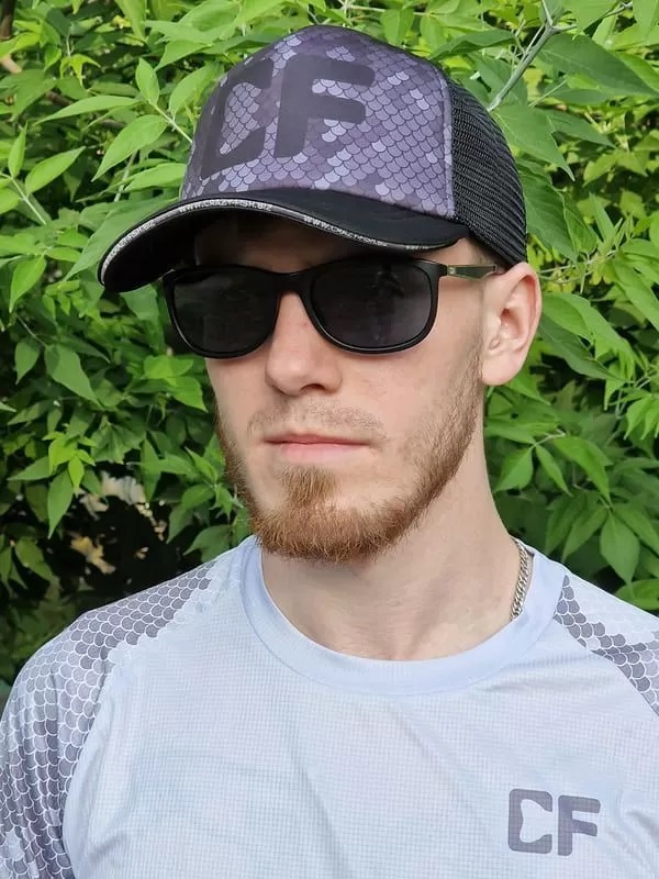 Кепка Crazy Fish Scale black (1)