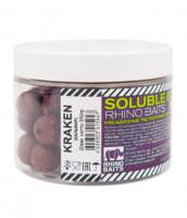 Бойлы растворимые насадочные Kraken (кальмар и фрукты) 18мм, банка 0,35 кг													