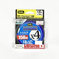 Шнур Duel PE Hardcore X4 150м MilkyGreen 1,5 (0,209мм ) 10кг 