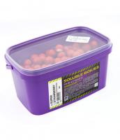 Бойлы растворимые Super Strawberry (супер клубника) 24мм, ведро 2 кг													