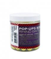 Pop-up, 12 mm,  70 грамм, roll & dumbells, Meadow Honey (луговой мёд), жёлтый флюро										