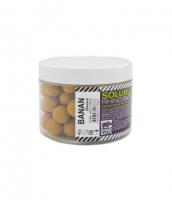 Бойлы растворимые насадочные Banana (банан) 18мм, банка 0,35 кг													