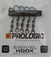 Крючок с вертлюгом Prologic Swivel Hook CS  № 8	