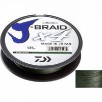 Шнур Daiwa J-Braid X4 Dark Green 0.13мм 135м 