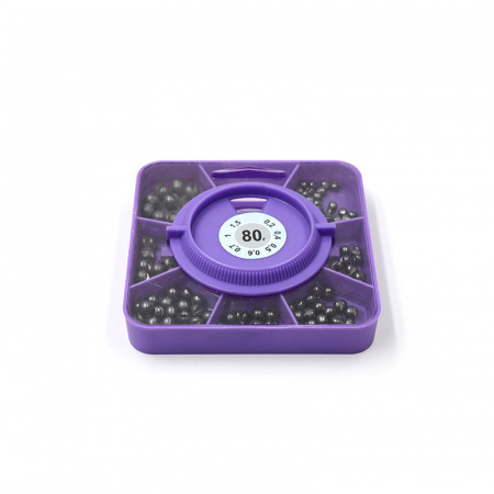 Набор грузил 80 г, 0,2-1,5 г