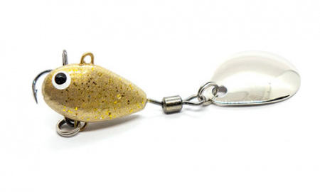 Тейл-спиннер UF STUDIO HURRICANE 21гр gold glitter