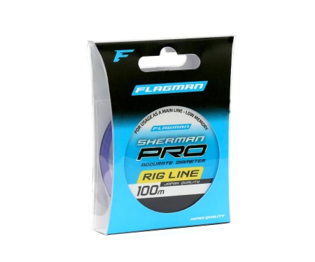 FLAGMAN Леска Sherman Pro Rig Line 100м 0,165мм 2,24кг