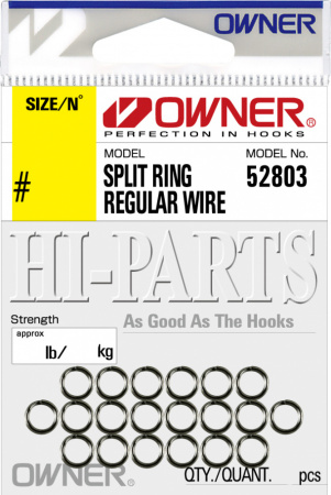 OWNER Кольцо заводное Sprit Ring Regular Wire №2 20шт