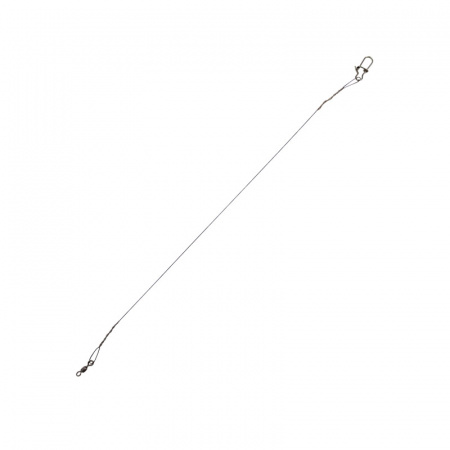 Поводок FLAGMAN Titanium Wire 9кг 20см 0,30мм 2шт (1)