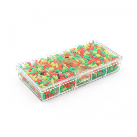 Набор силиконовых кембриков Три Кита №1 в коробочке СВ-01, L-3 мм