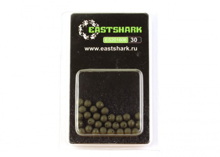 Силиконовая бусина East Shark черная d5 ES201606