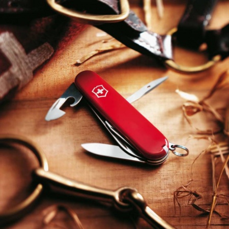 Нож перочинный Victorinox Spartan, 91мм, 12 функций, цвет красный (1)