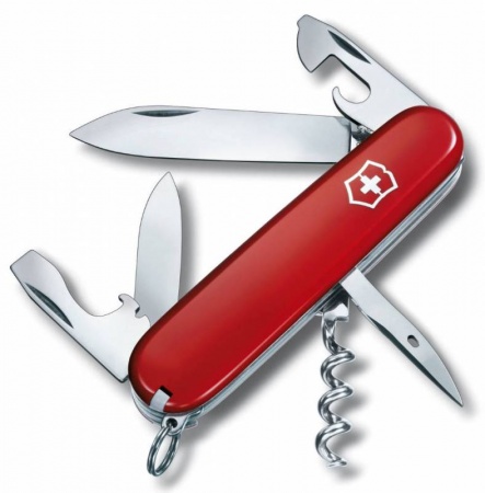 Нож перочинный Victorinox Spartan, 91мм, 12 функций, цвет красный
