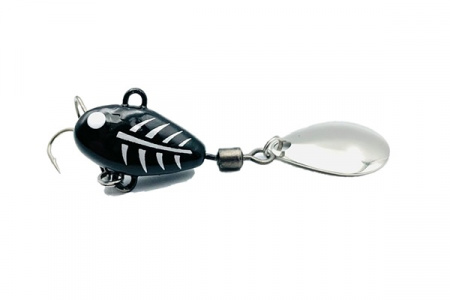 Тейл-спиннер UF STUDIO HURRICANE  7.5гр black ghost