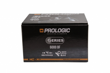 Катушка Prologic C-Series 6000 BF, подш. 3+1BB, перед.отн. 5.2:1, вес 373г, арт.74717 (1)