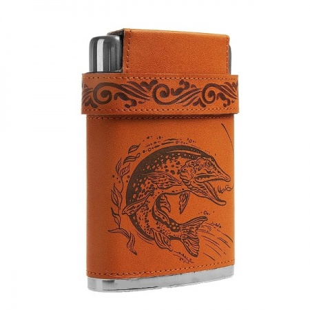 Набор X-BZ Рыба фляжка 240мл+3стопки