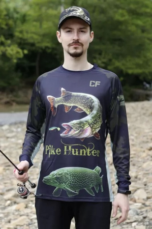 Джерси Crazy Fish Pike Hunter black